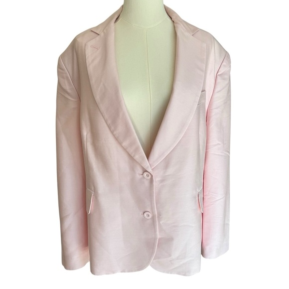 Selkie - The Baby Soft Romeo Oversized Blazer Chic Pink Blazer Sz S - Picture 5 of 10